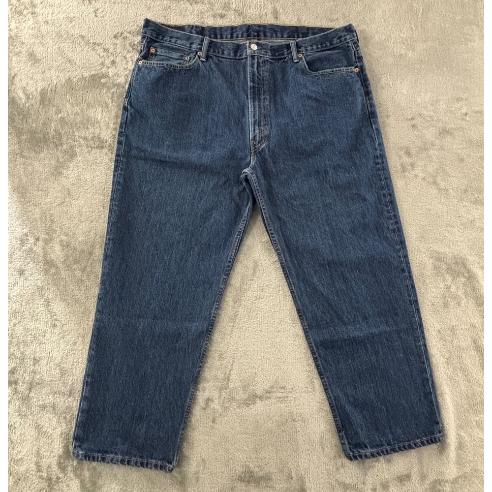 Levi's 550 Relaxed Fit Jeans‎ Mens 44x29 Dark Stonewash Straight Leg 01550-4886